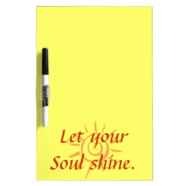 Soul Shine Dry Erase Board (Front)
