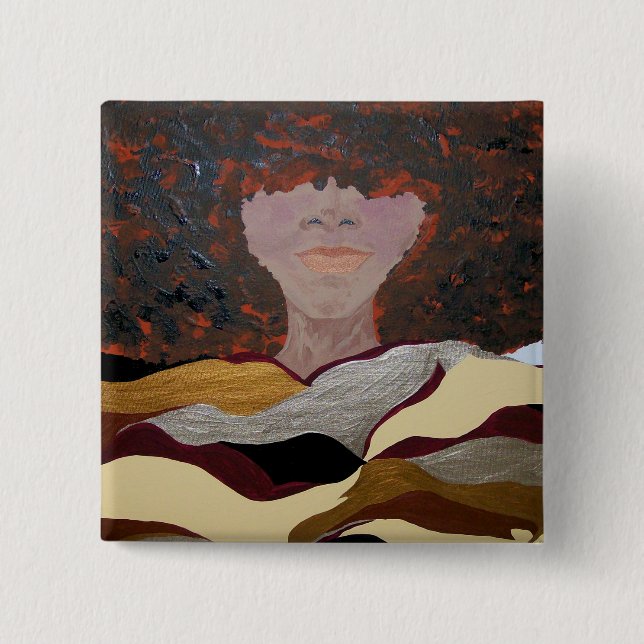 Soul Sista by Kenya Verrett Pinback Button (Front)