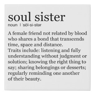 Soul Sister 10x10 Canvas Print