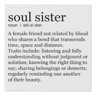 Soul Sister 10x10 Canvas Print