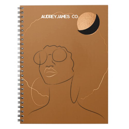 Soul Sister Afro Gold Planner Notebook