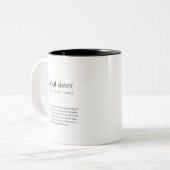 soul sister Definition Meaning Dictionary Art Deco Two-Tone Coffee Mug (Front Left)