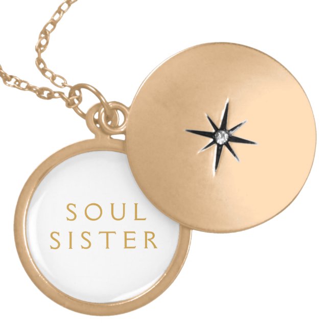 Soul Sister Round Locket (Front)