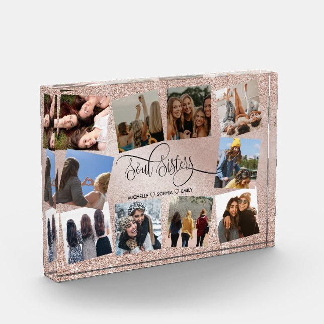 Soul Sisters Best Friends Forever Insert Photo Block (Left)