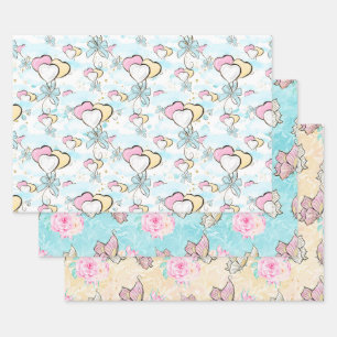 Soul Sisters, Best Friends Pattern Wrapping Paper Sheets