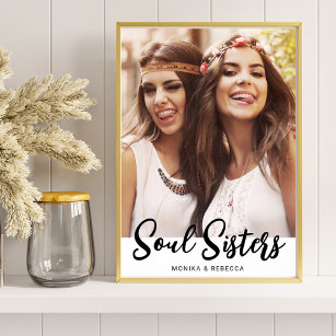 Personalized Soul Sisters Wall Art - Art Print Digital — Glacelis