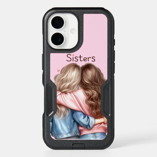 Soul Sisters Clipart Design – Best Friends Forever Otterbox iPhone Case (Back)