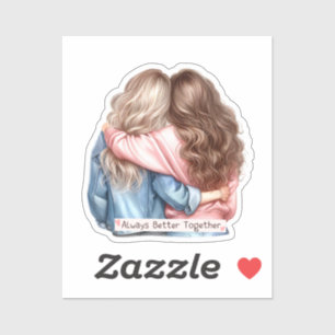 Soul Sisters Clipart Design – Best Friends Forever Sticker