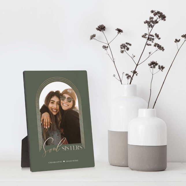 Soul Sisters Elegant Arch Frame Photo Keepsake (Creator Uploaded)