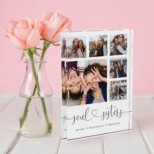 Soul Sisters  Gift For Best Friends Photo Collage