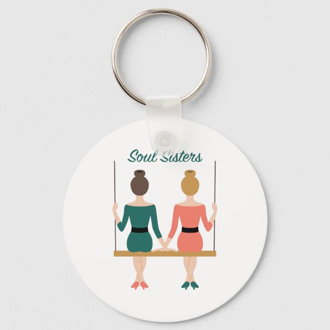 Soul Sisters Keychain (Front)