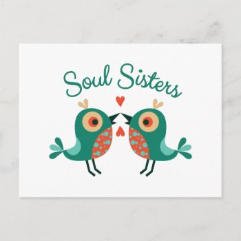 Soul Sisters Postcard by Windmilldesigns at Zazzle