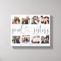 Soul Sisters Script Gift For Friends Photo Collage