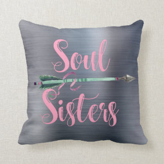 Soul Sisters Throw Pillow
