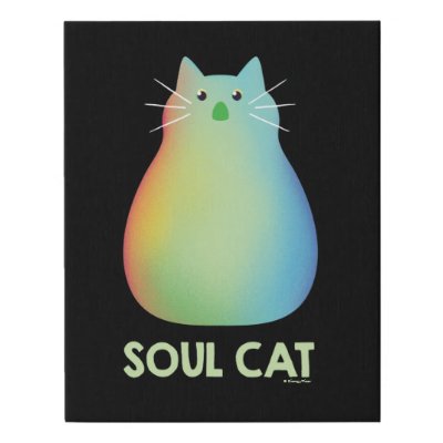 Soul | Soul Cat Faux Canvas Print