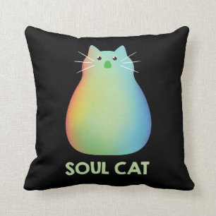 Soul   Soul Cat Throw Pillow
