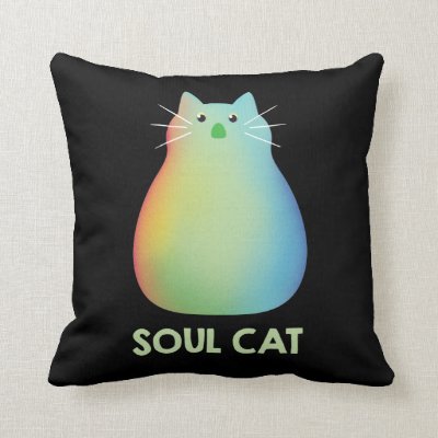 Soul | Soul Cat Throw Pillow