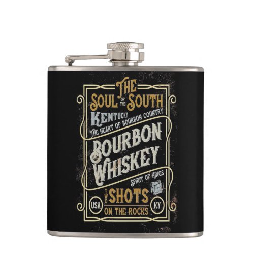 Soul South Bourbon Whiskey Flask