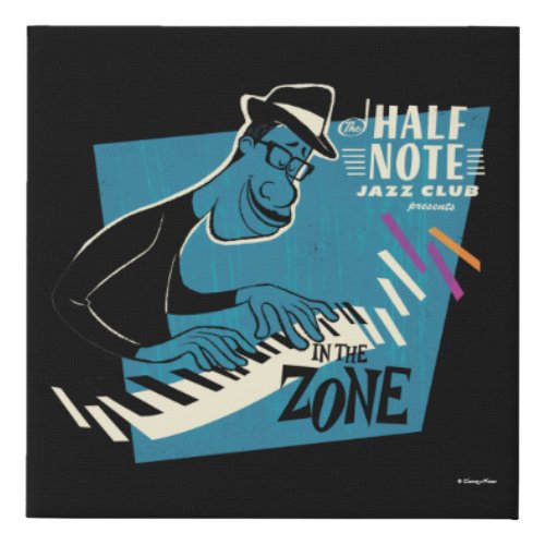 Soul  The Half Note Jazz Club _ Joe In The Zone Faux Canvas Print