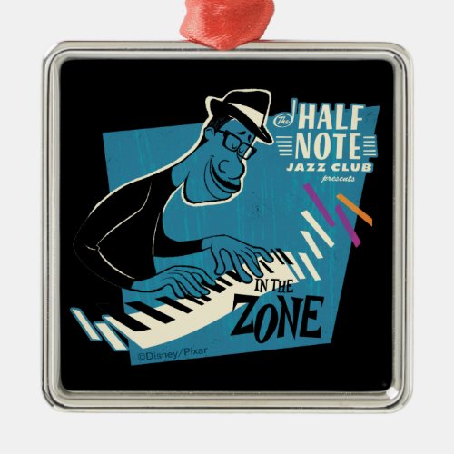 Soul  The Half Note Jazz Club _ Joe In The Zone Metal Ornament