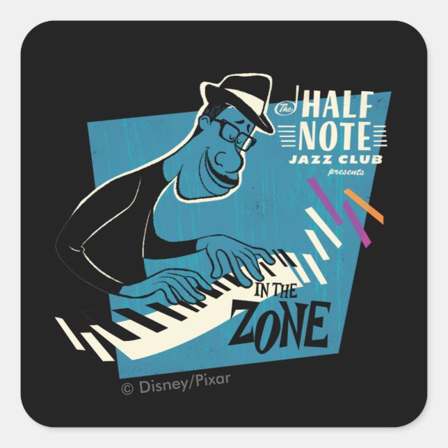 Soul | The Half Note Jazz Club - Joe In The Zone Square Sticker (Front)