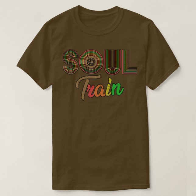 Soul Train Vintage Retro Style T-Shirt (Design Front)