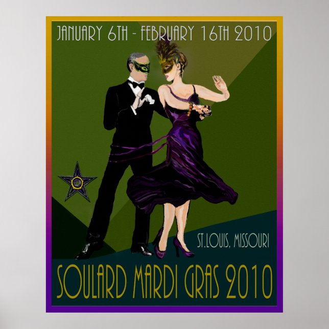 Soulard Mardi Gras 2010 Poster (Front)