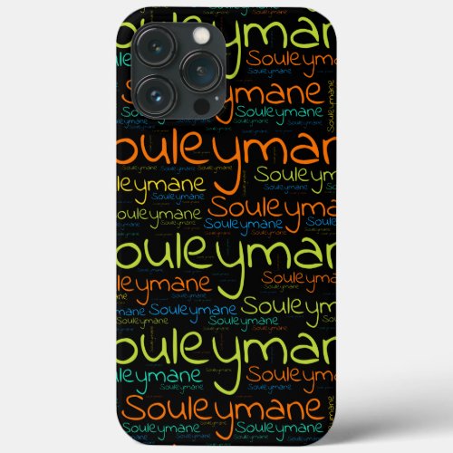 Souleymane iPhone 13 Pro Max Case