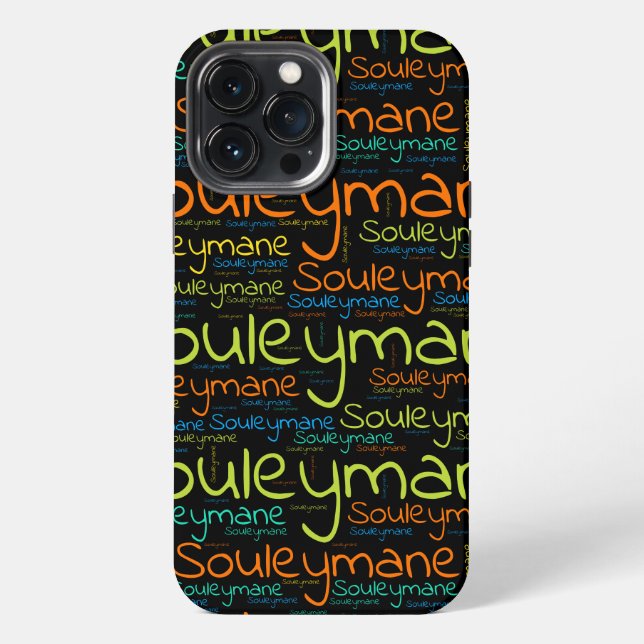 Souleymane Iphone Case (Back)