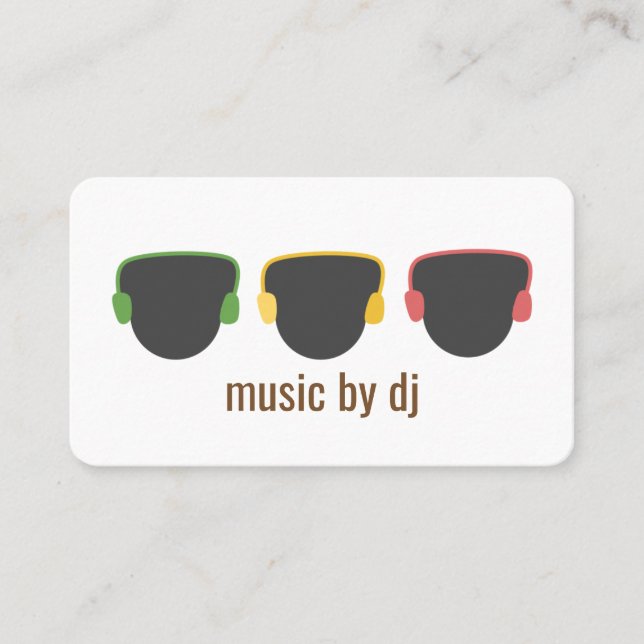 Soulful DJ Business Card (Front)