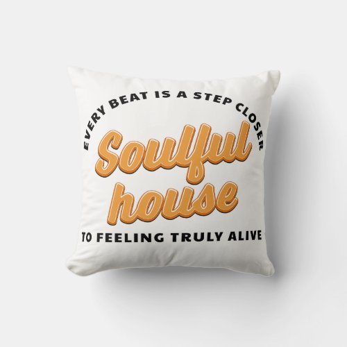 Soulful House Music Cushions