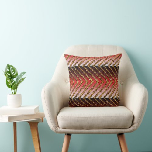 Soulful Rhythm of Africa Throw Pillow