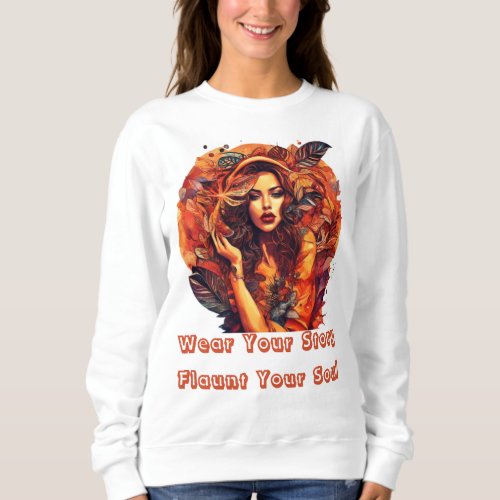 Soulful Threads Wear Your Story printed sweatshirt