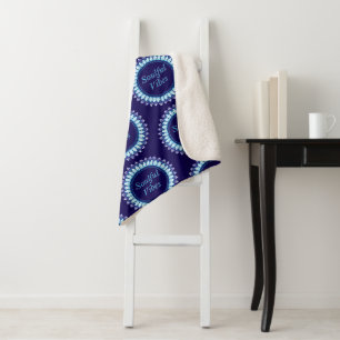 Soulful Vibes mandala Sherpa Blanket