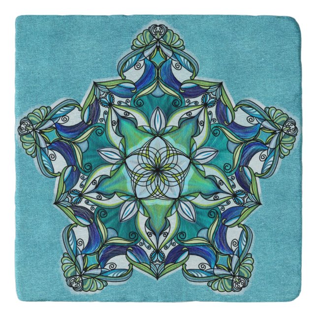 "Soulidarity" Stone Trivet (Front)