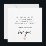 Soulmate and Best Friend Birthday Card<br><div class="desc">Celebrate your extraordinary bond with our Eternal Connection Soulmate and Best Friend Birthday Card. This timeless and elegant design creates cherished moments,  serving as a keepsake to express your love on your soulmate and best friend's special day.</div>