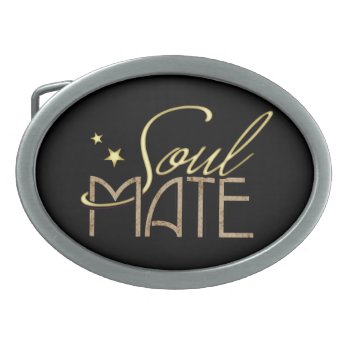 Soulmate Belt Buckle by aura2000 at Zazzle
