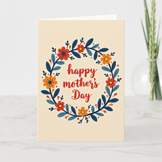 Soulmate Floral Greeting Card (Front)