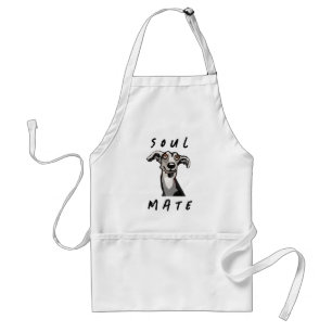 Soulmate funny galgo, whippet, greyhound adult apron