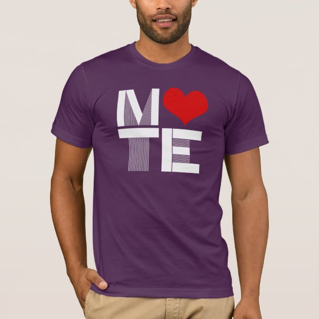 SOULMATE HEART RIGHT - WHITE -.png T-Shirt (Front)