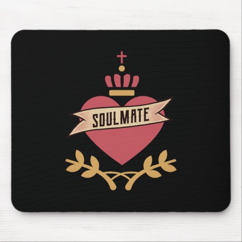 Soulmate Jesus Sacred Heart Mousepad