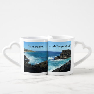 Soulmates and Sole Mates Lovers Coffee Mug Set