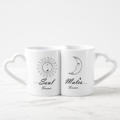 Soulmates forever coffee mug set