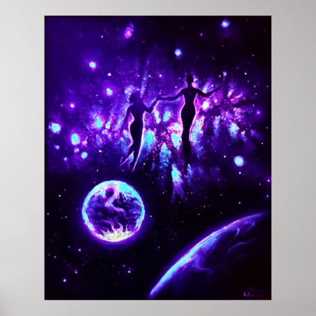 Soulmates in the universe of love poster (Front)