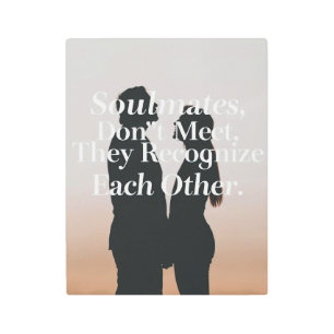 Soulmates Inspirational Love Quote Print