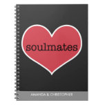 Soulmates Love Personalized Notebook at Zazzle