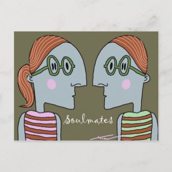Soulmates Postcard by HTMimages at Zazzle