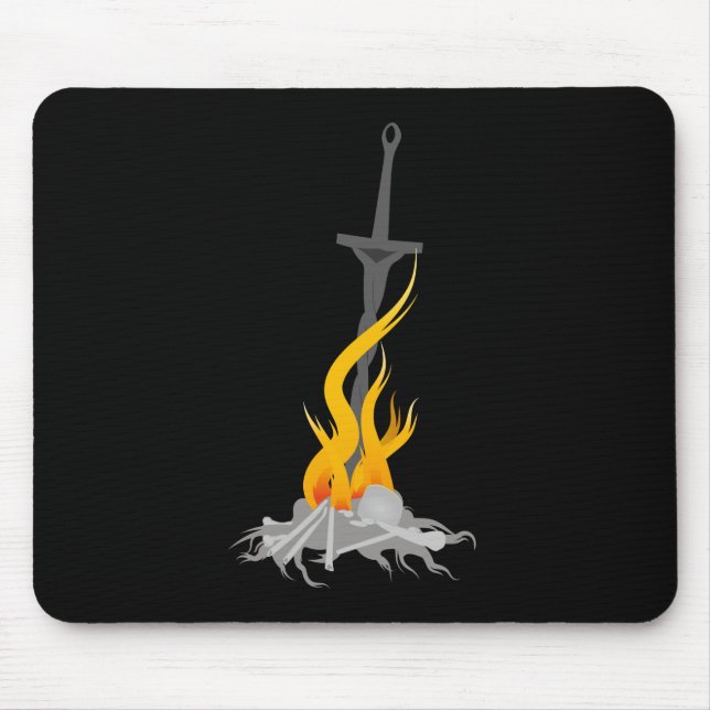 Souls Bonfire Mouse Pad (Front)