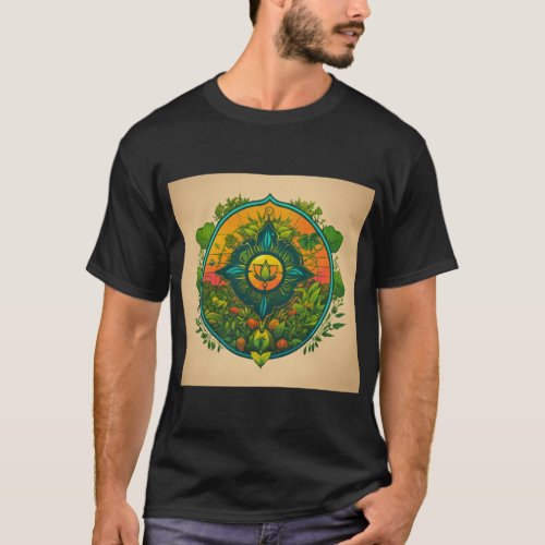Souls Journey Tattoo_Inspired Rose Compass T_Shi T_Shirt
