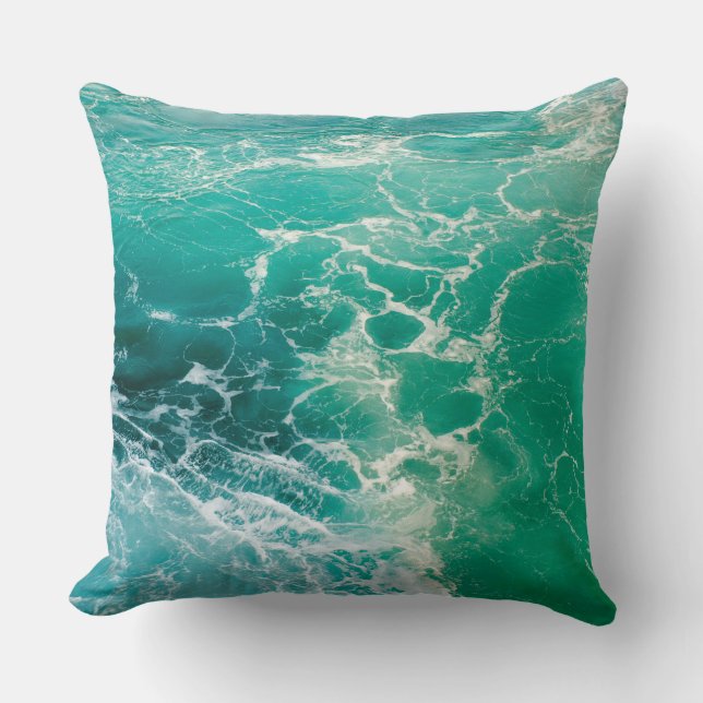 Souls of the Sea 2 Throw Pillow (Front)